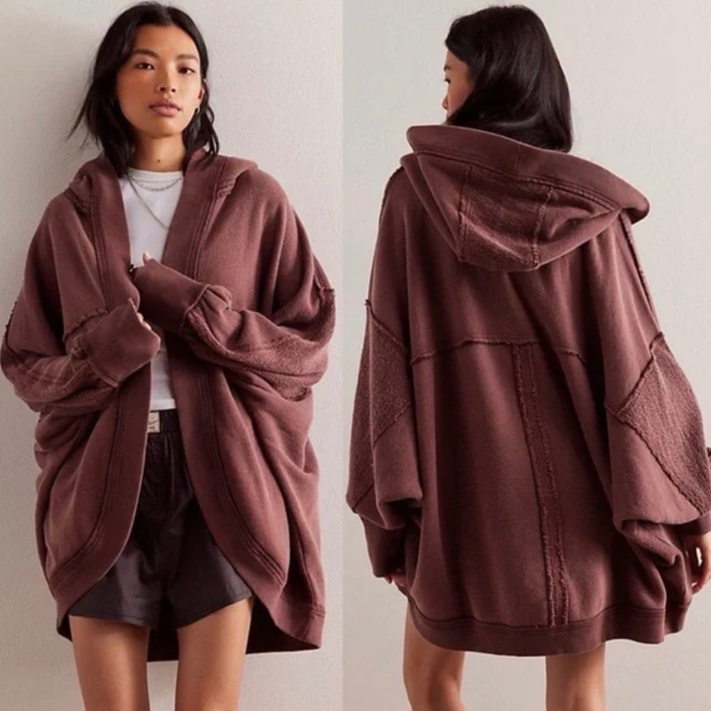 NWOT Free People Forever Yours Cardi Hoodie Sweatshirt